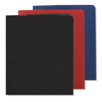 Smead® Lockit Two-pocket Folder, Textured Paper, 100-sheet Capacity, 11 X 8.5, Black, 25-box freeshipping - TVN Wholesale